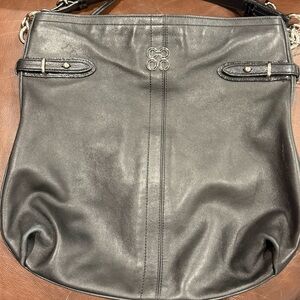 Coach Black Leather Women's Bag